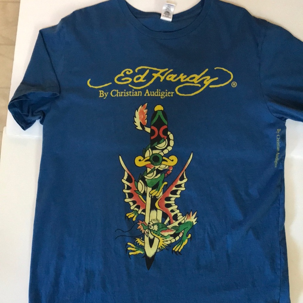 Ed Hardy by Christian Audigier T-shirt XL EUC